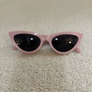 Pink cateye sunglasses